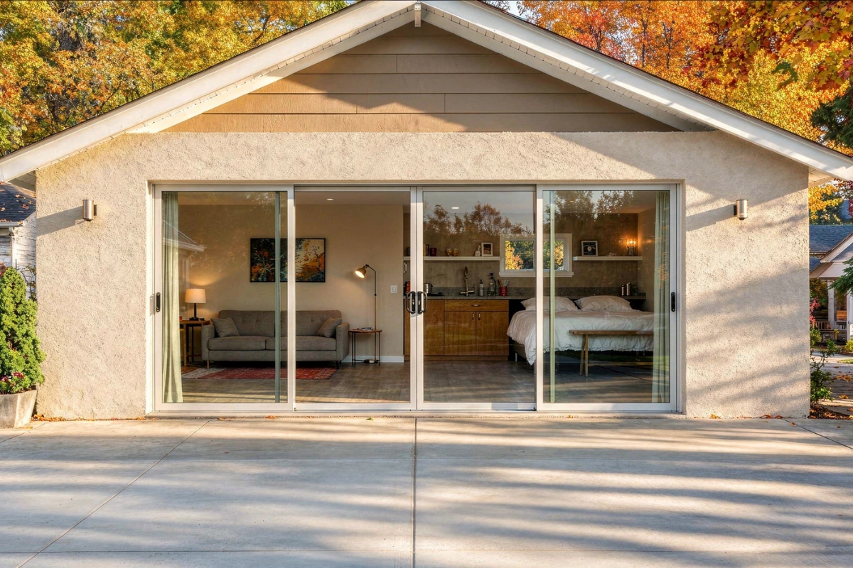 garage conversion accessory dwelling unit completed by ADU Now LA in Los Angeles